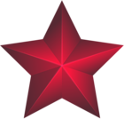 Red Star PNG Clip Art Image