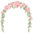 Rose Arch Decorative Transparent Image