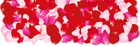 Rose Petals Decoration Clip Art Image