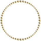 Round Beads Border Frame Transparent PNG Image