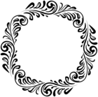 Round Black Border Frame PNG Clip Art Image | Gallery Yopriceville