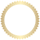 Round Decorative Frame Border PNG Clipart