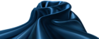 Satin Fabric Decoration Blue PNG Clip Art Image
