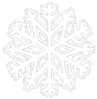Shining Snowflake PNG Picture