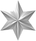 Silver Star Clip Art PNG Image