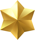 Star Decoration Gold PNG Clipart