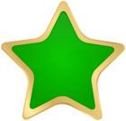 Star Green Gold PNG Clipart