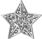 Star Silver Transparent PNG Clip Art