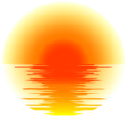 Sunset Effect PNG Transparent Clip Art