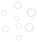Transparent Bubbles PNG Clip Art Image
