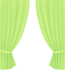 Transparent Curtain Chartreuse Clip Art PNG Image