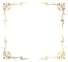 Transparent Decorative Frame Border PNG Picture