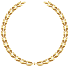Transparent Gold Wreath Transparent PNG Image