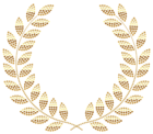 Transparent Golden Wreath PNG Image | Gallery Yopriceville - High ...