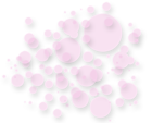Transparent Pink Dots Decoration Clip Art