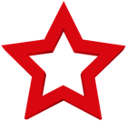 Transparent Red Star Clipart