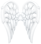 White Angel Wings PNG Clip Art Image