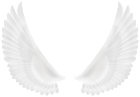 Wings White PNG Transparent Clipart