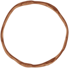 Wooden Round Frame PNG Clipart