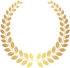 Wreath Transparent Gold PNG Clipart