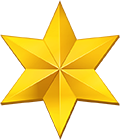 Yellow Decorative Star Clipart