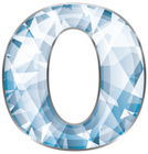 Crystal Number Zero PNG Clipart Image