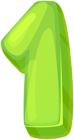 Green One PNG Clipart