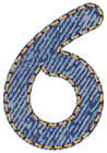 Jeans Number Six PNG Clipart Picture