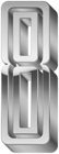 Number Eight Silver Transparent Image