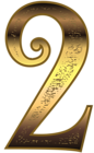 Old Gold Number Two Transparent PNG Image