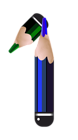 Pencil Number One PNG Clipart Image