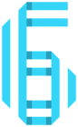 Six Blue Transparent Image