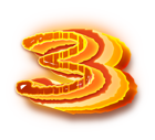 Three Fire Number PNG Clipart