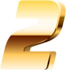 Two Golden Number PNG Clipart
