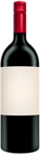 Bottle of Red Wine Clip Art Image