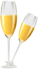Champagne Glasses Transparent Clip Art Image