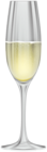 Champagne in Glass PNG Clipart