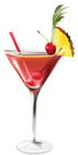 Cocktail with Pineapple PNG Clipart Picture