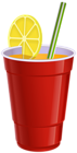 Drink in Plastic Cup Transparent Image