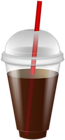 Drink in Plastic Cup with Straw PNG Clip Art Image