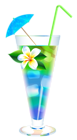 Exotic Summer Cocktail PNG Clipart Image