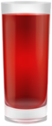 Glass of Red Juice PNG Transparent Clipart