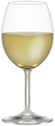 Glass of White Wine PNG Clipart