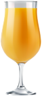Glass with Orange Juice PNG Clip Art Image