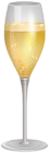 Glass with Champagne Clip Art