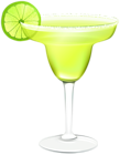 Green Margarita Cocktail PNG Clip Art