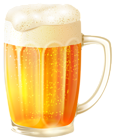Mug with Beer PNG Vector Clipart Image