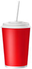 Plastic Cup with Straw PNG Clipart
