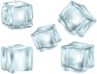 Realistic Ice Cubes PNG Clipart