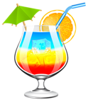 Summer Cocktail Transparent PNG Clip Art Image